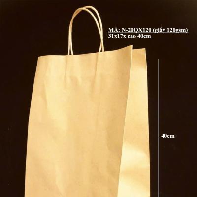 Túi Giấy Kraft Đựng Hoa Tươi Có Quai Xoắn – Túi Đựng Bó Hoa, Shop Hoa
